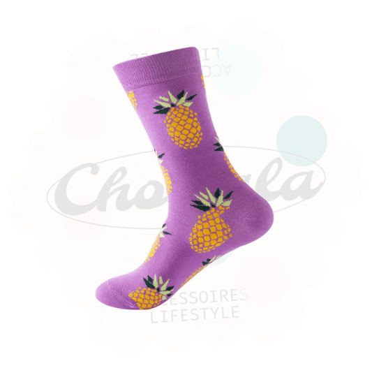 Chaussettes Fantaisie Ananas - Chollala