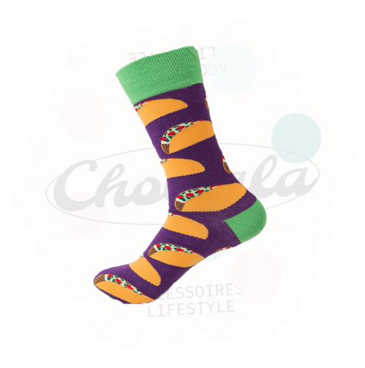 Chaussettes Fantaisie Tacos - Chollala